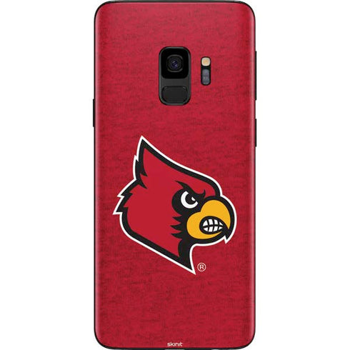 University of Louisville Red Background Galaxy S9 Skin